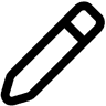 Icon of a dashboard with easy-to-use editing tools.